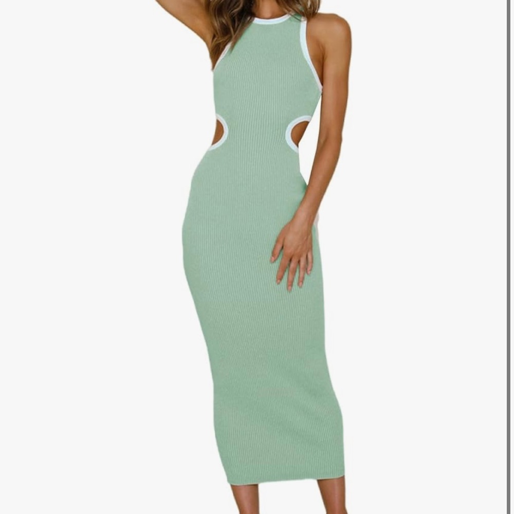Bodycon Cut Out Maxi Dress